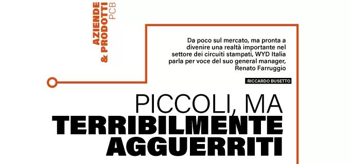 Ein italienisches Unternehmen, WYD, ist kürzlich in den Markt eingetreten, und sein Generaldirektor Renato Farruggio sprach persönlich.