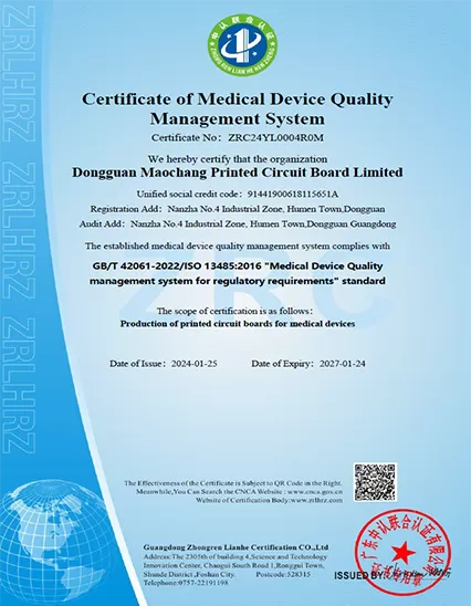 Zertifizierung für Qualitätsmanagementsysteme von Medizinprodukten